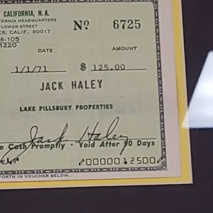A close up of the receipt for a property