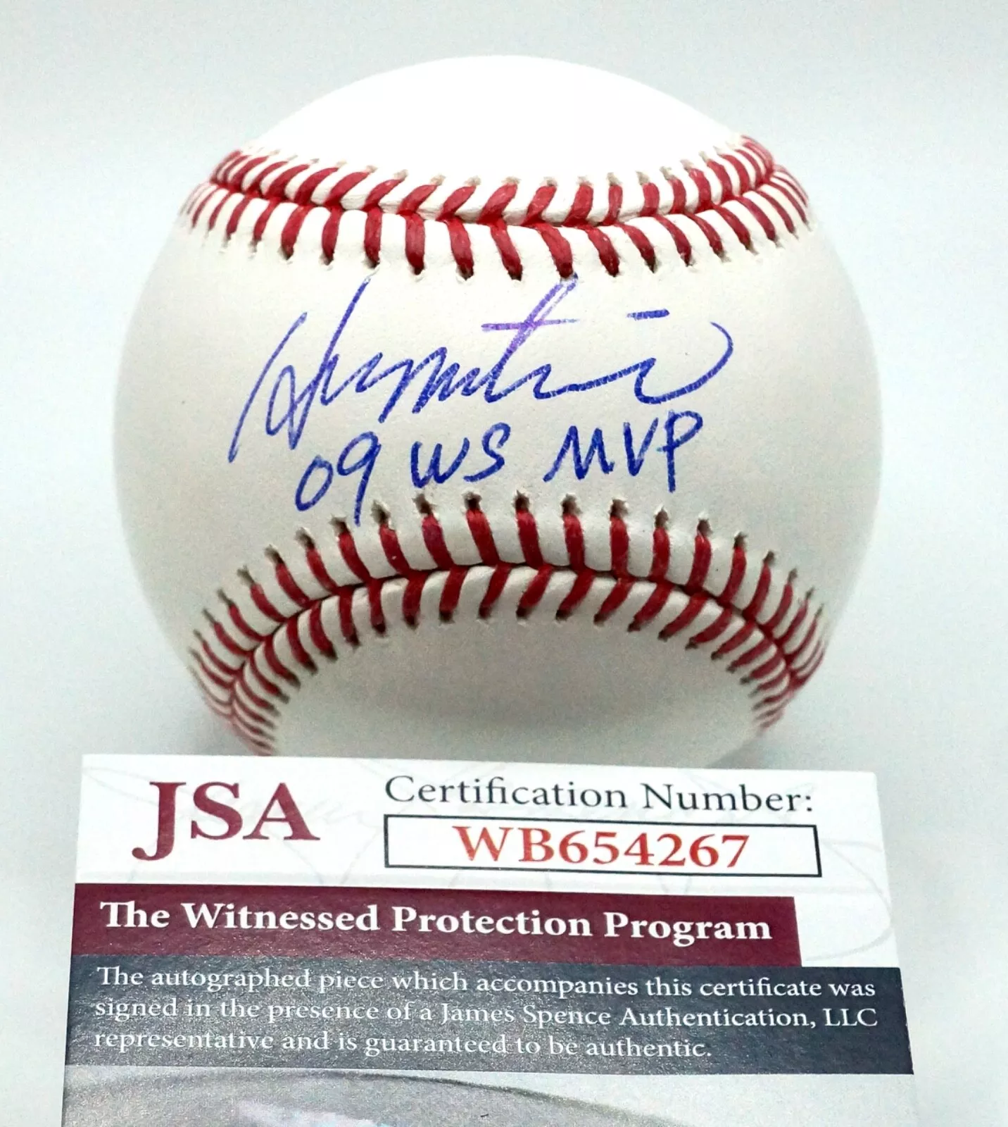 HIDEKI MATSUI Yankees AUTOGRAPHED/SIGNED Official MLB Baseball JSA Coa