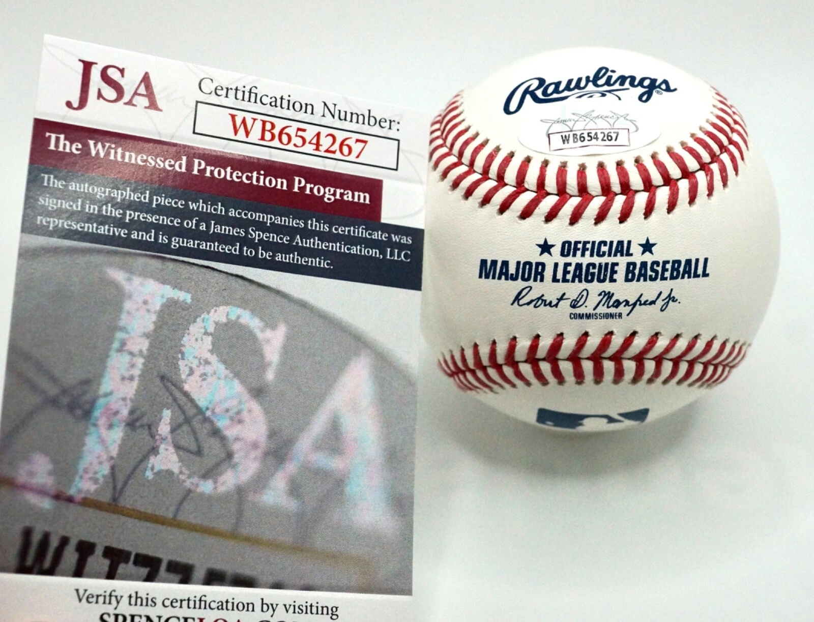 HIDEKI MATSUI Yankees AUTOGRAPHED/SIGNED Official MLB Baseball JSA Coa - Image 2