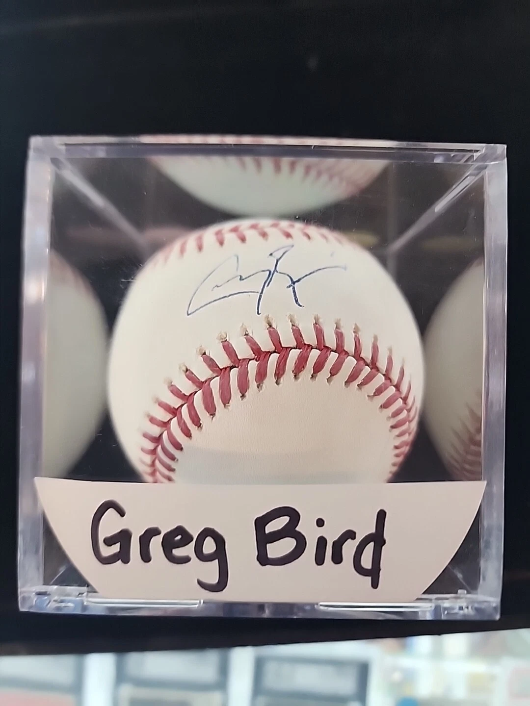 Greg Bird Signed Official Major League Baseball Fanatics MLB Rawlings Authentic