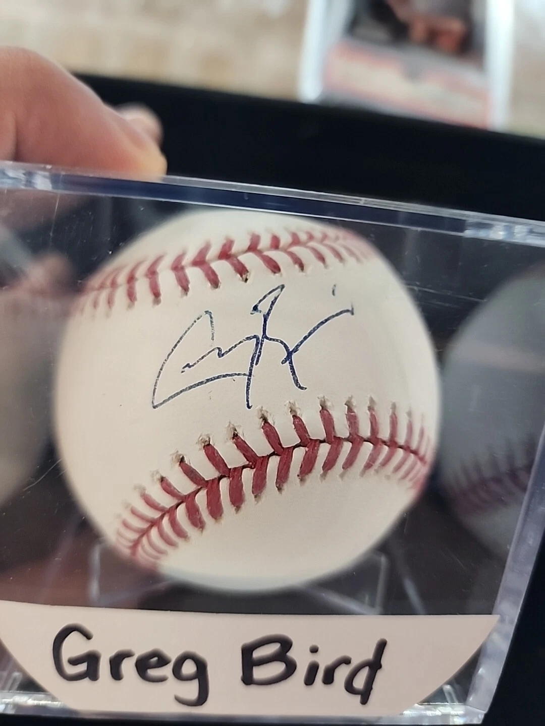 Greg Bird Signed Official Major League Baseball Fanatics MLB Rawlings Authentic - Image 2