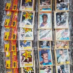 1987 Topps Unopened Rack Packs Possible Rookie Cards Inside