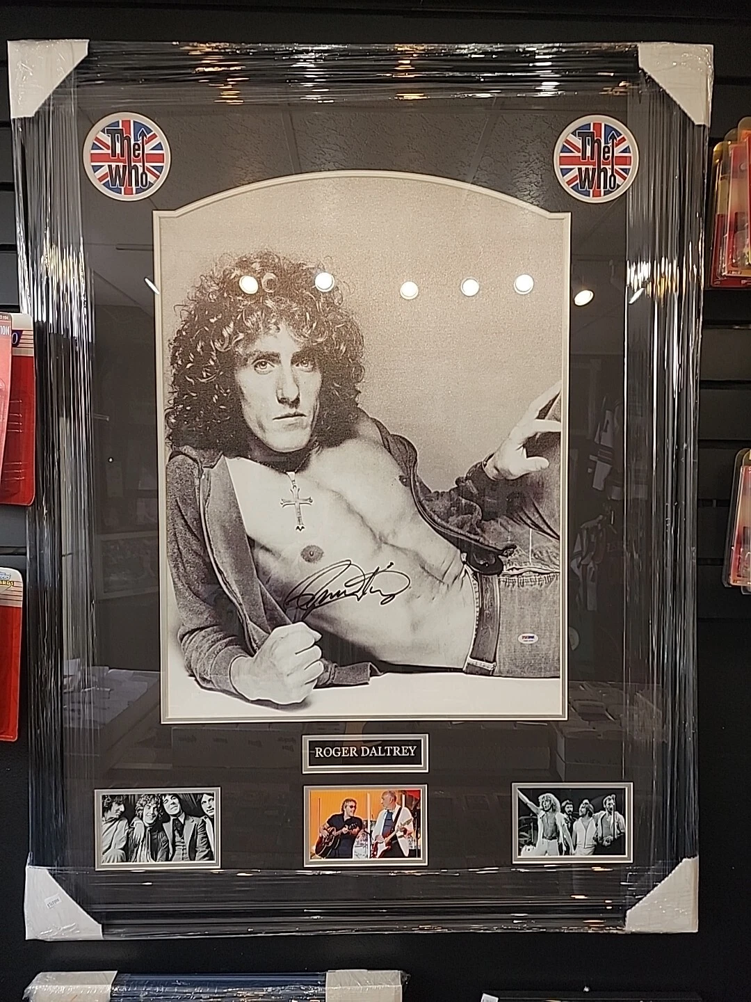 ROGER DALTREY SIGNED 20X24 CANVAS THE WHO PSA DNA 5A83285