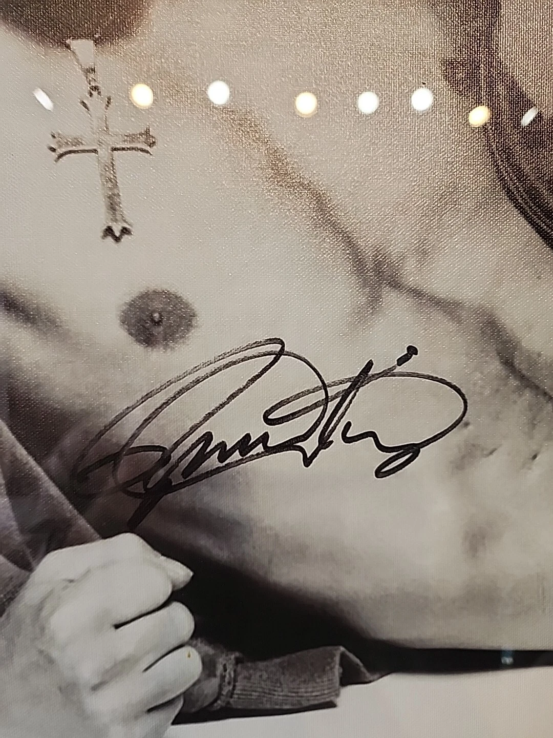 ROGER DALTREY SIGNED 20X24 CANVAS THE WHO PSA DNA 5A83285 - Image 2