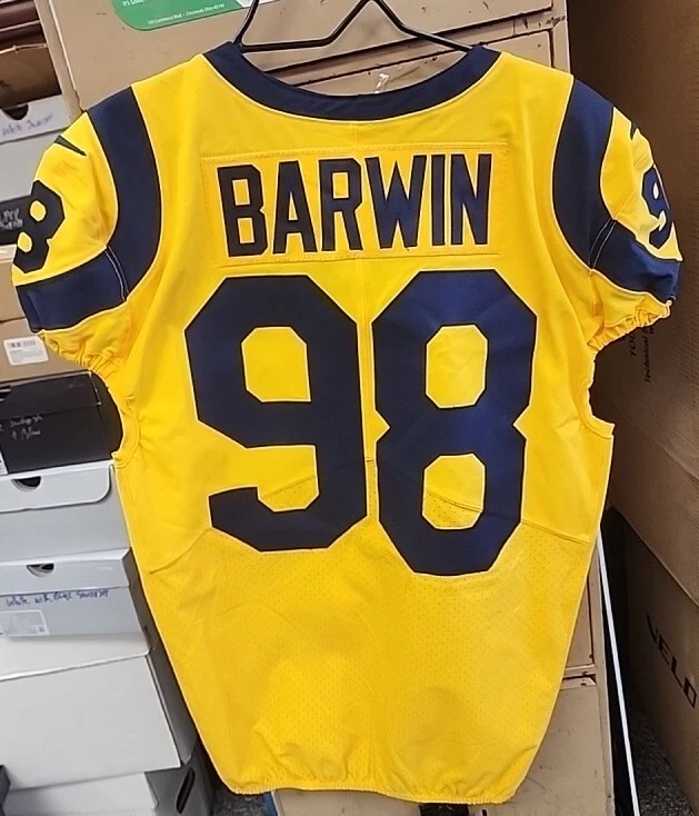 Conner Barwin - Los Angeles Rams game used jersey 2017