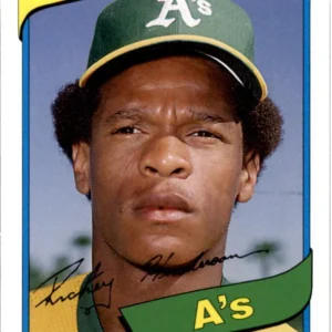 2006 Topps Rickey HendewrsonRookie Of The Week Variation GMA 10