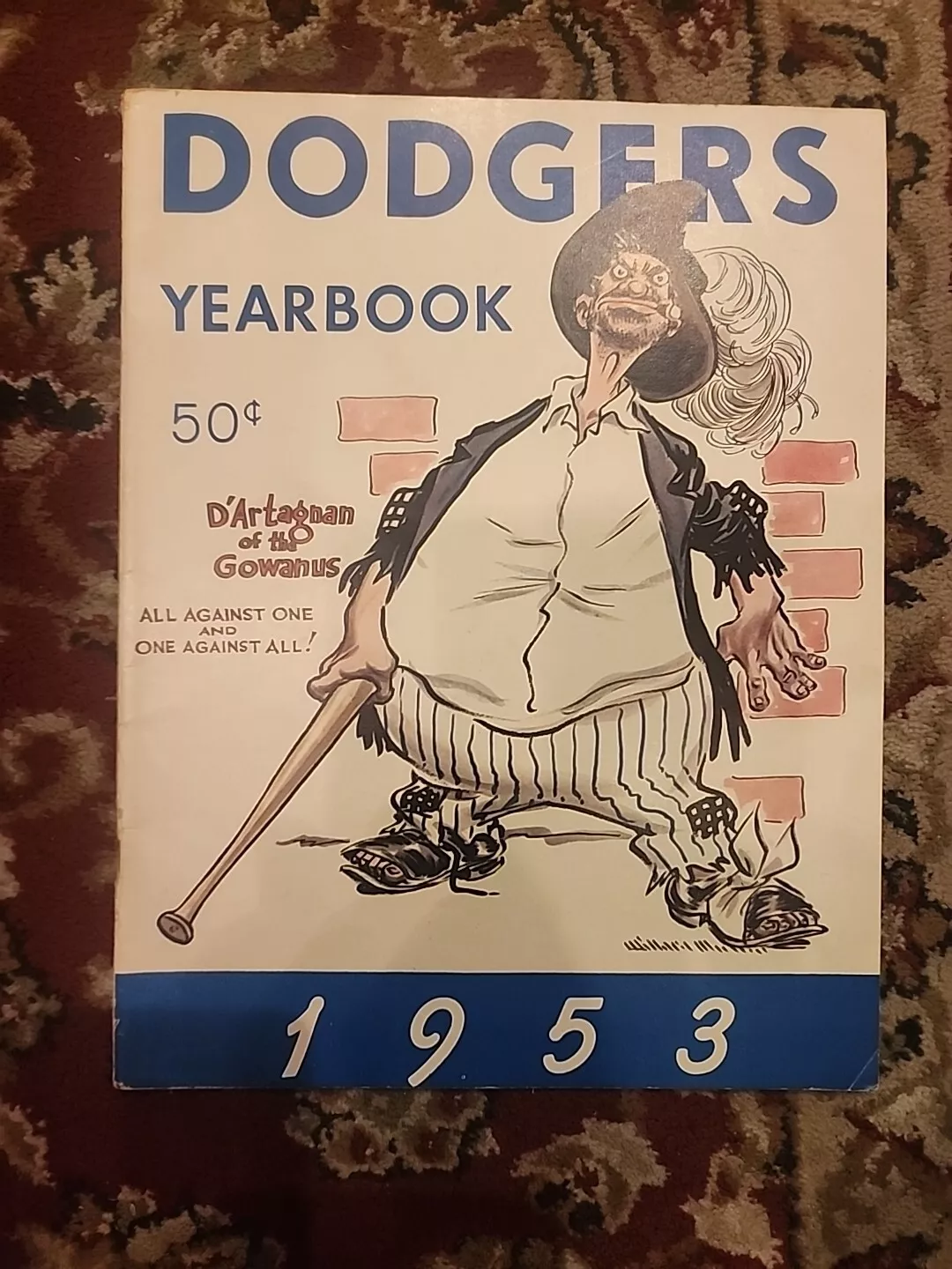 1953 BROOKLYN DODGERS MLB BASEBALL YEARBOOK RARE