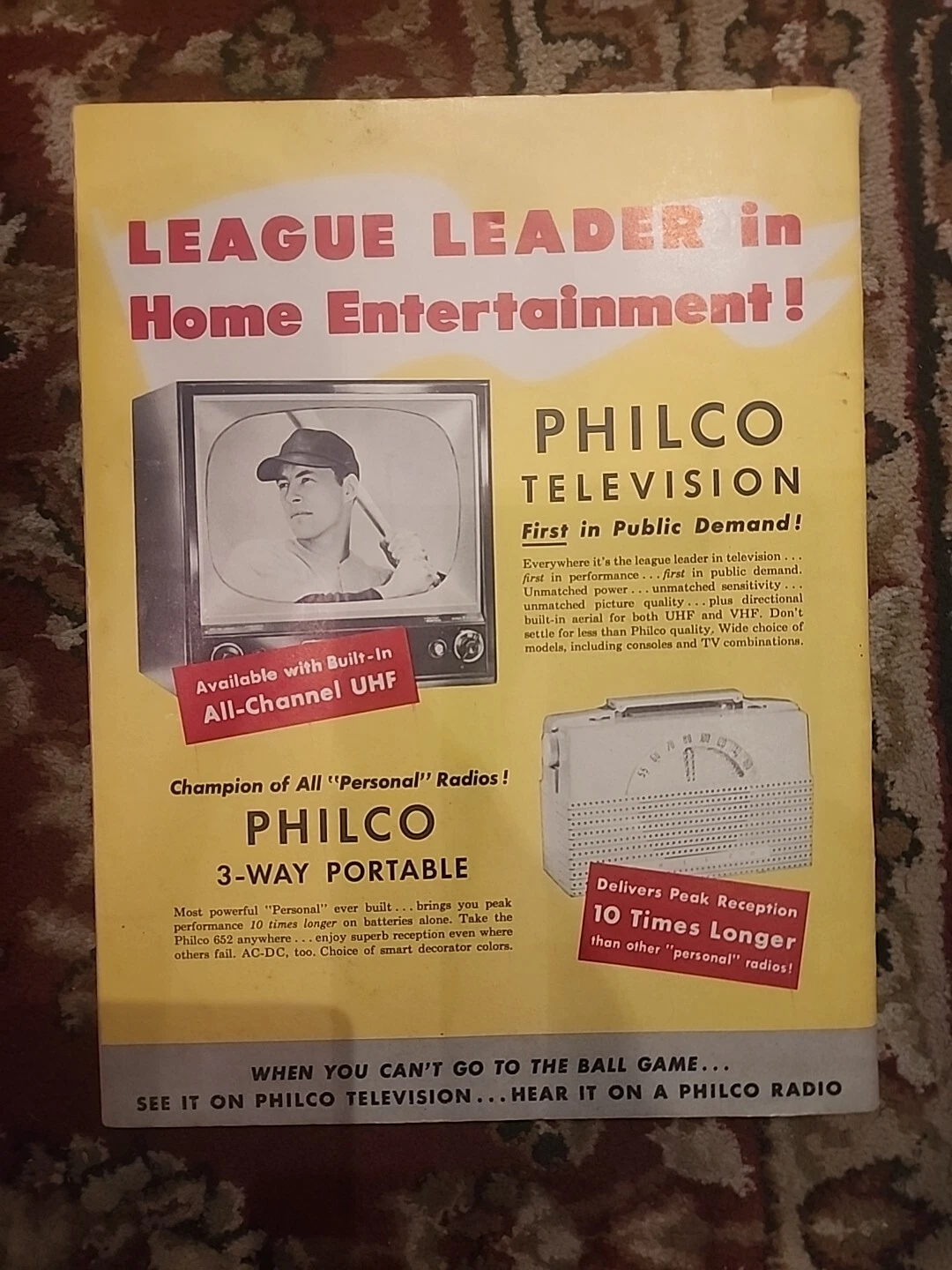 1953 BROOKLYN DODGERS MLB BASEBALL YEARBOOK RARE - Image 2