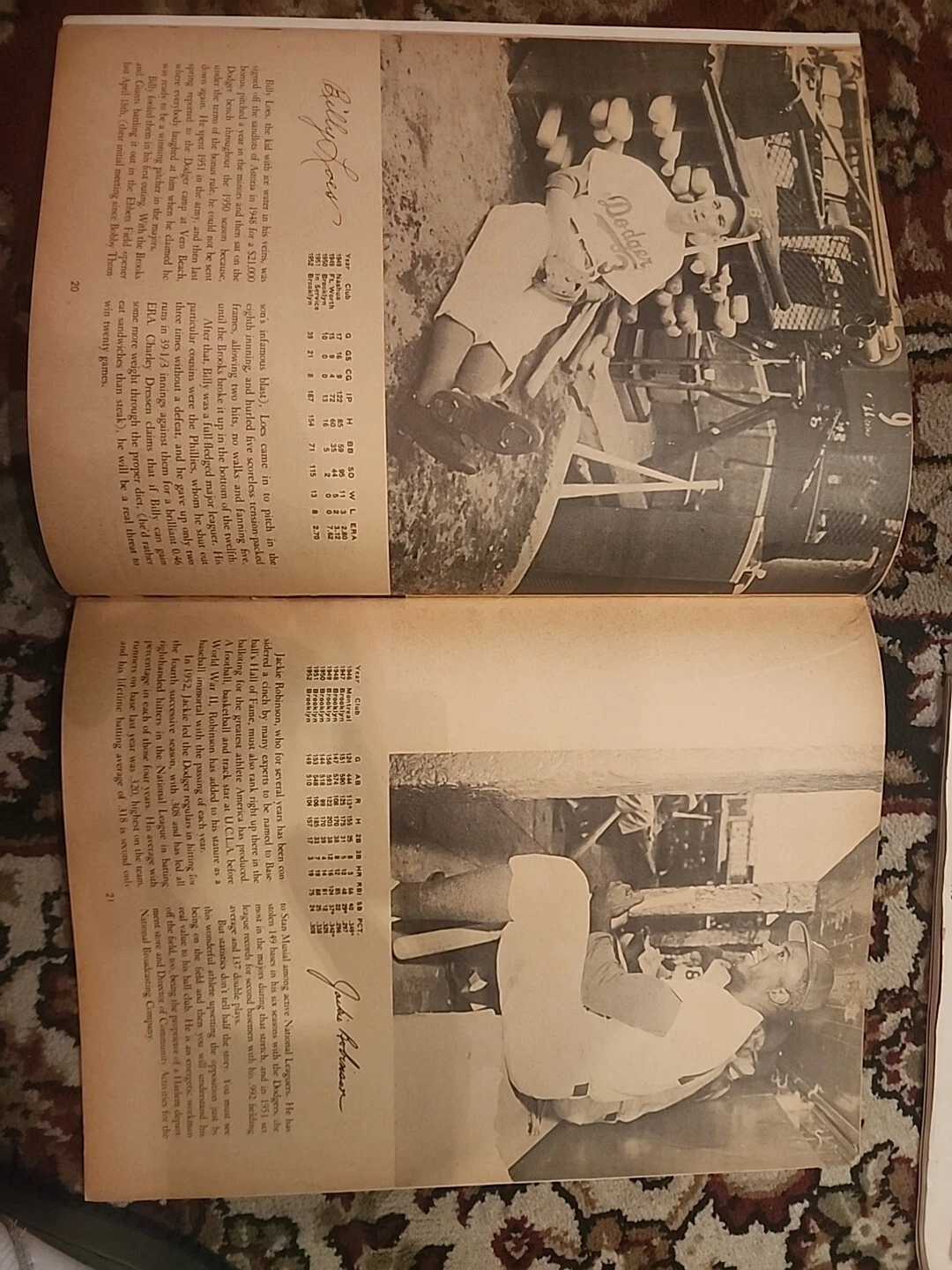 1953 BROOKLYN DODGERS MLB BASEBALL YEARBOOK RARE - Image 3