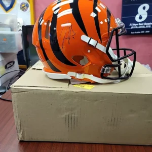 Joe Burrow Signed Bengals Full-Size Authentic On-Field Speed Helmet COA Fanatics