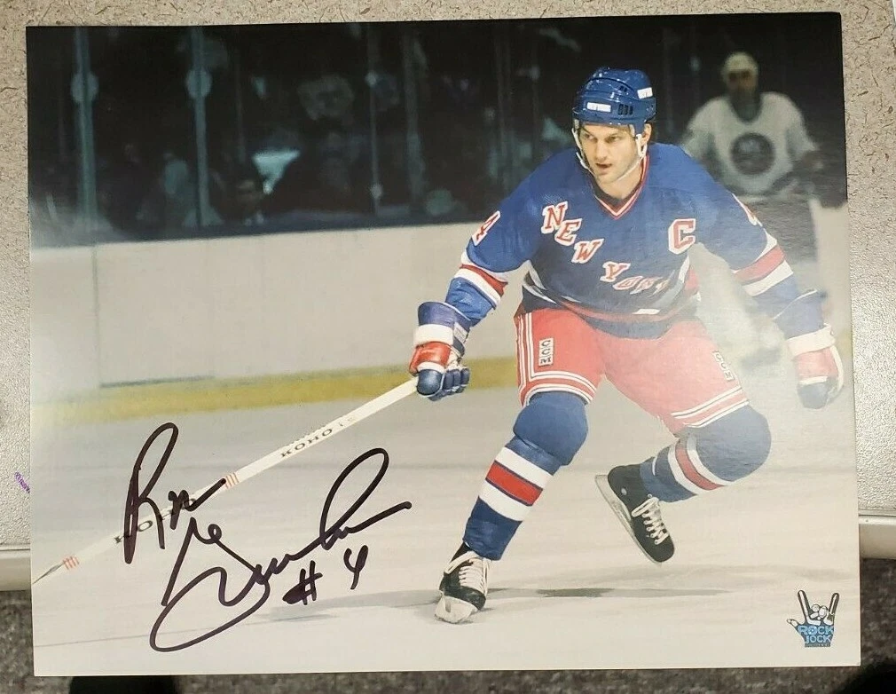 Ron Greschner Signed Autographed 8 x 10 Photo New York Rangers