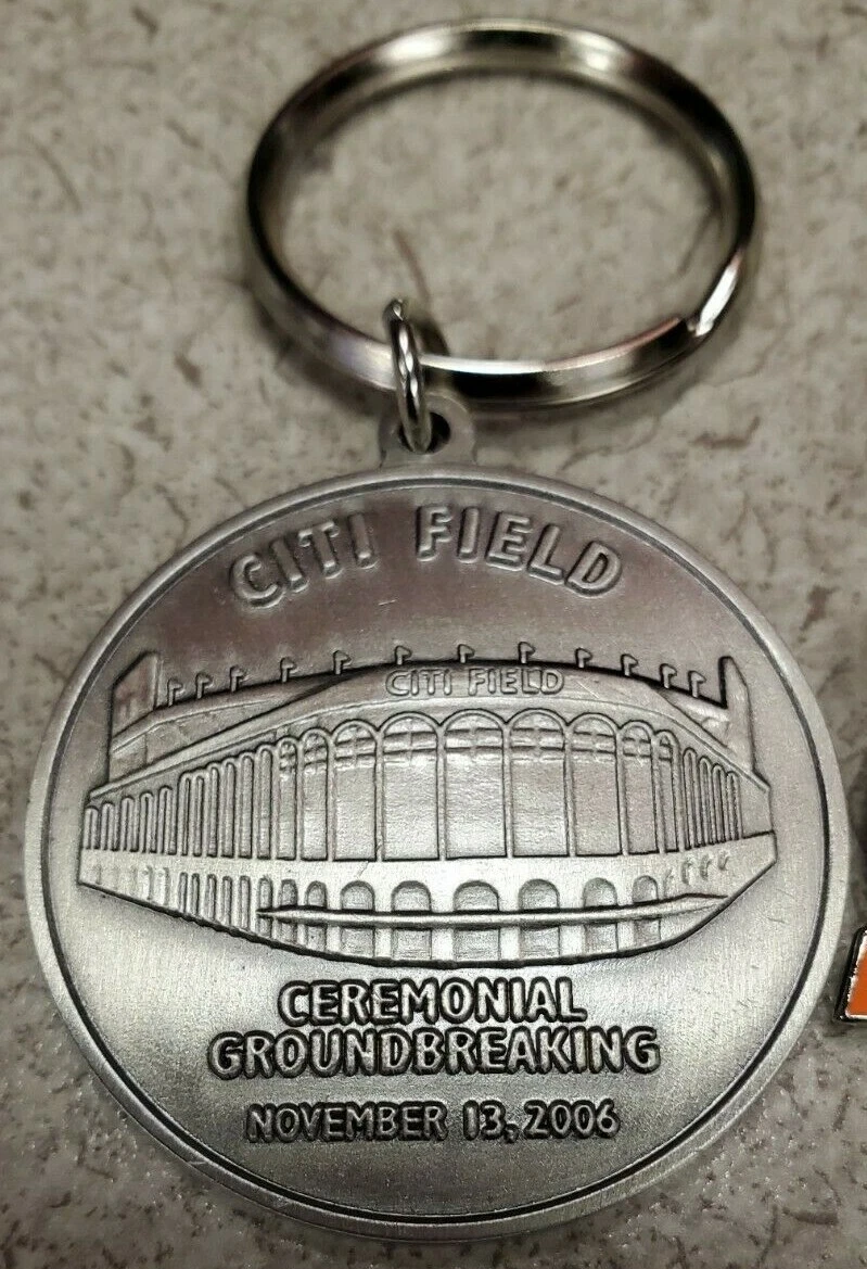 Shea Stadium New York Mets 1964-2008 MLB Baseball Pin & Citi Field Keychain - Image 3