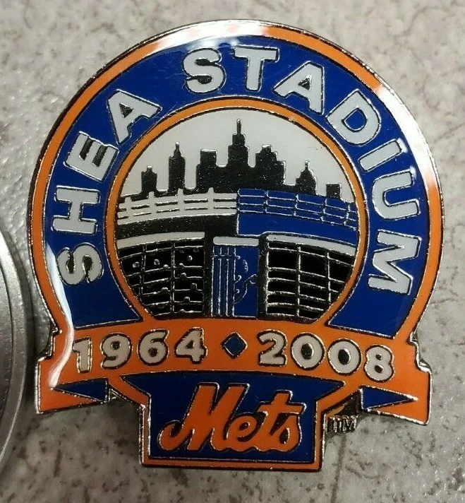 Shea Stadium New York Mets 1964-2008 MLB Baseball Pin & Citi Field Keychain - Image 4