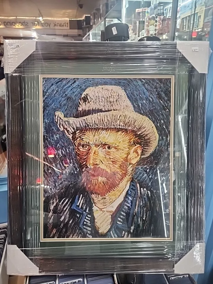 Van Gogh Self Portrait Custom Framed Art Print Finest Quality