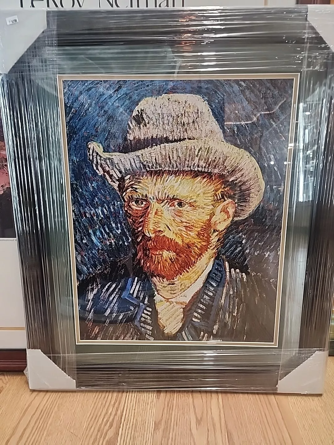 Van Gogh Self Portrait Custom Framed Art Print Finest Quality - Image 2