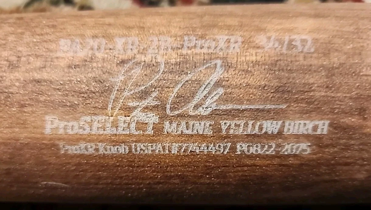 RARE Game Used Pete Alonso Signed Dove Tail Bat NY Mets 2023 Season. - Image 5