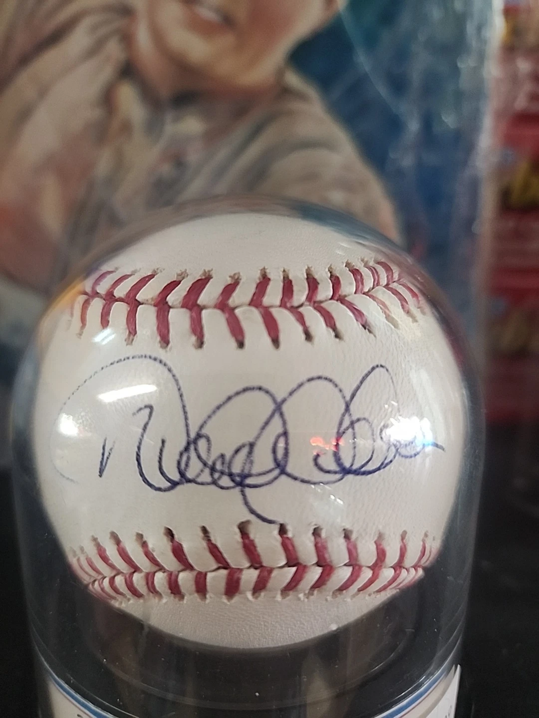 Derek Jeter Signed baseball JSA COA And WWA Encapsulated - Graded MINT Auto 9 - Image 4