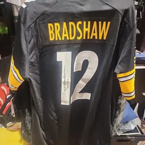 TERRY BRADSHAW Steelers Signed Jersey HOF 89 COA JSA