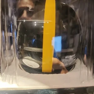 TERRY BRADSHAW PITTSBURGH STEELERS HOF 89 4X SB ChampsJSA COA SIGNED MINI HELMET