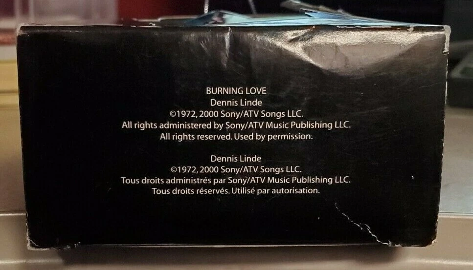 Elvis Presley Musical Ornament- Microphone -Plays "Burning Love" - Image 5
