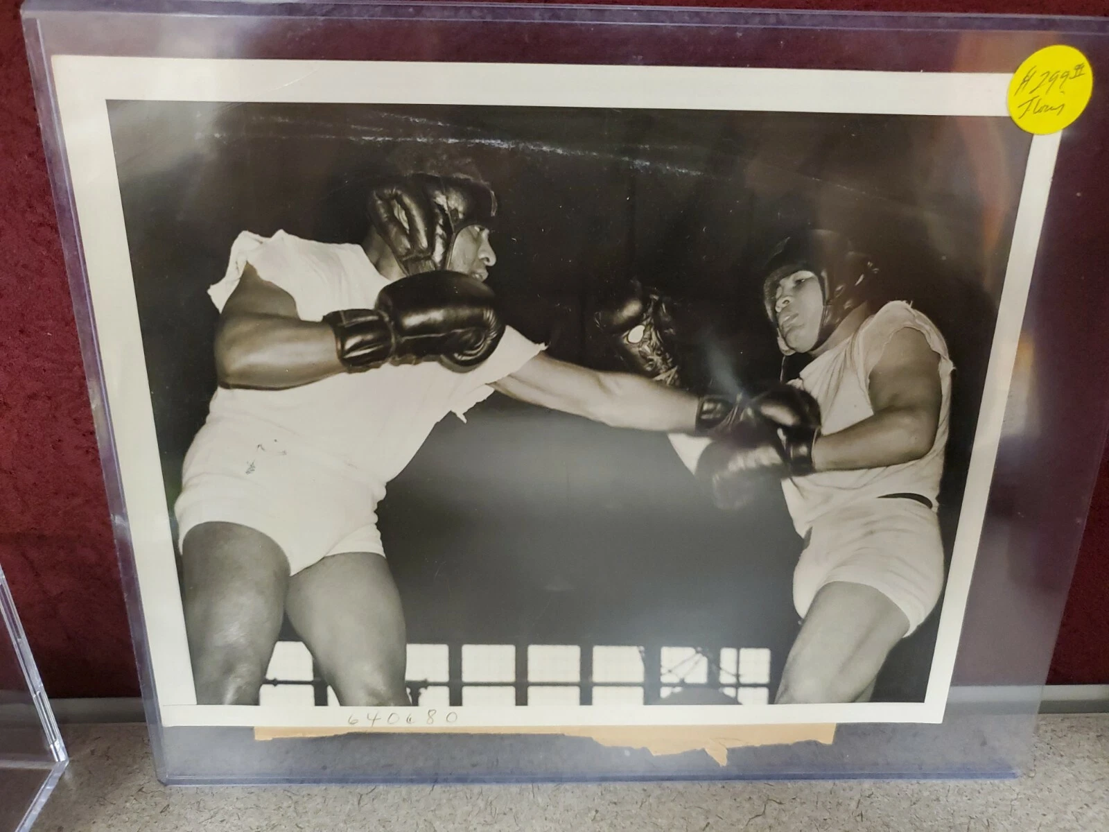 Original Joe Louis 1942 Press Wire Photo Boxing Army - Very Rare