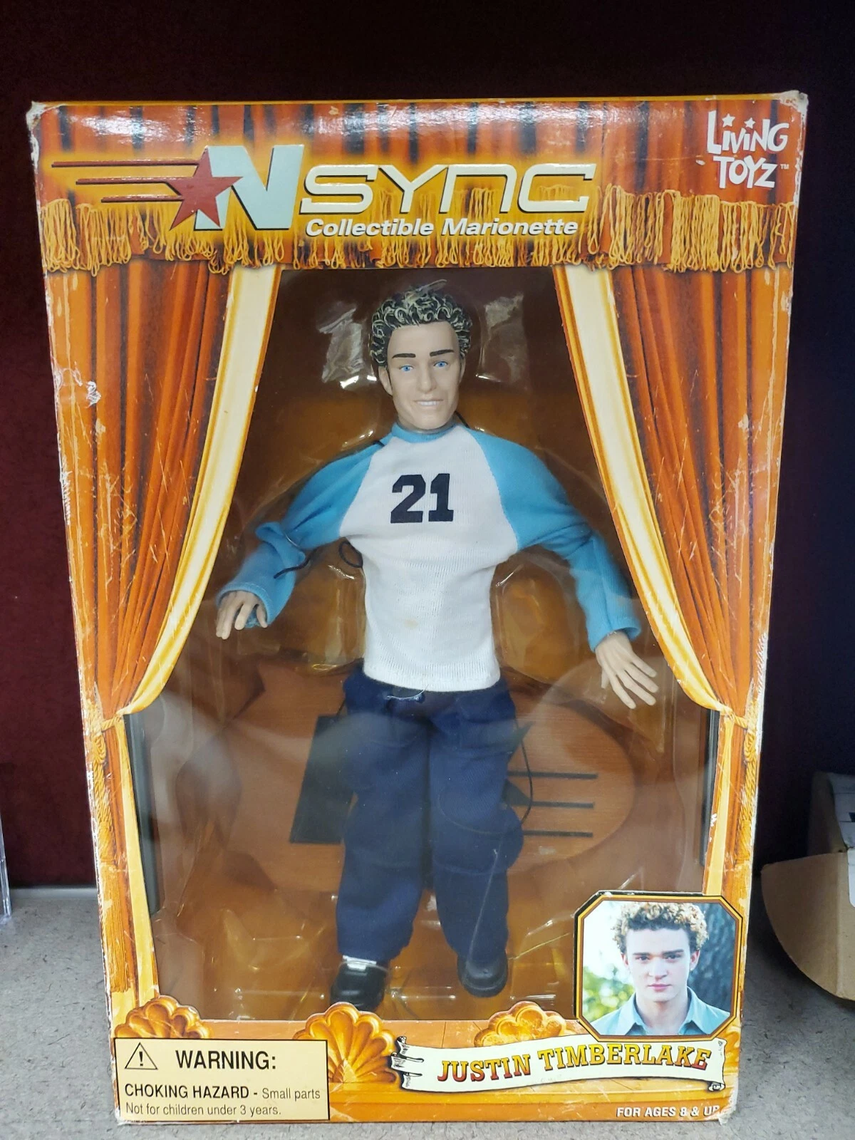 Justin Timberlake NSYNC Collectible Marionette Doll Figure - NIB