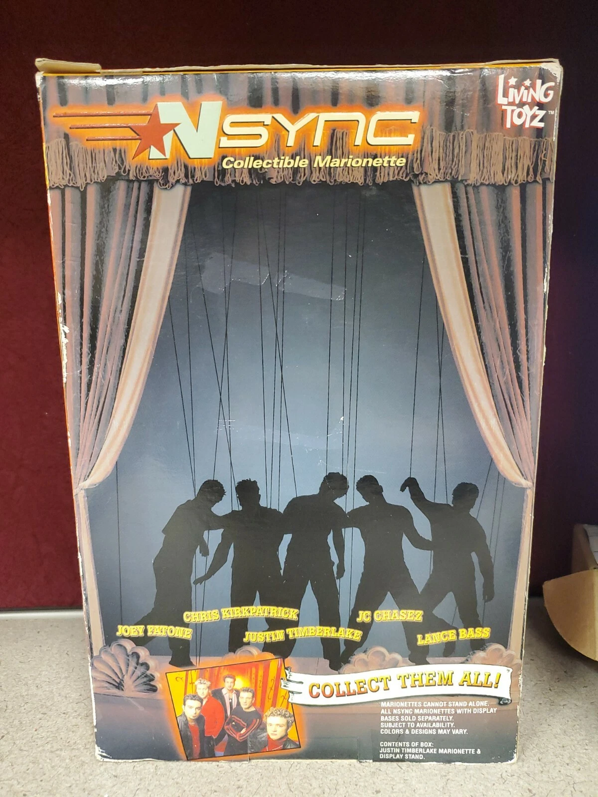Justin Timberlake NSYNC Collectible Marionette Doll Figure - NIB - Image 3