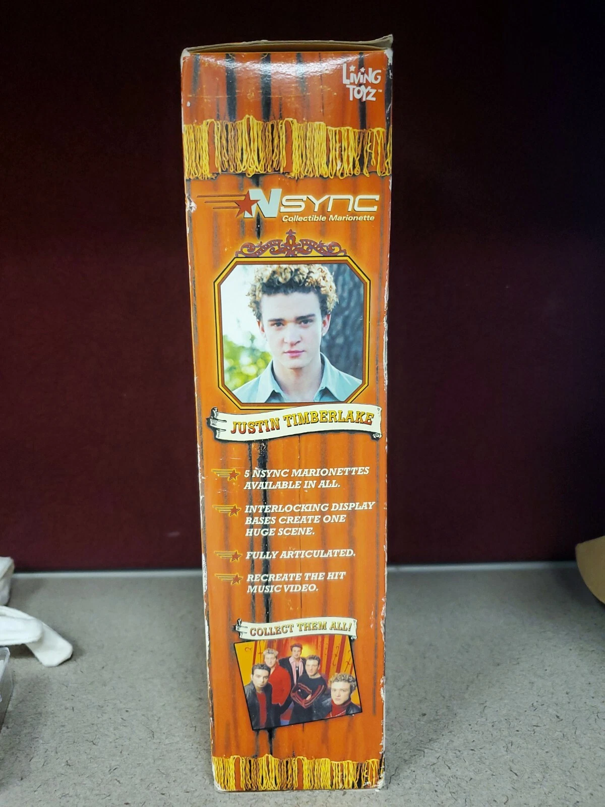 Justin Timberlake NSYNC Collectible Marionette Doll Figure - NIB - Image 4