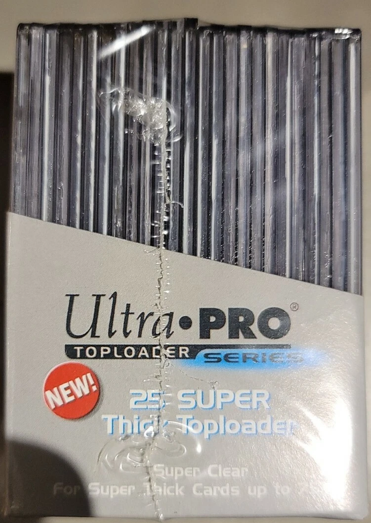 (25-Pack) Ultra Pro Super Thick 75pt Toploader Card Holders Thick Jersey Card - Image 4