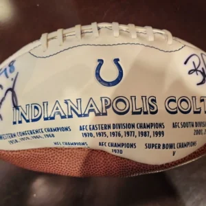 Baltimore Colts Team-signed limited addition Certified JSA, has Peyton Manning.
