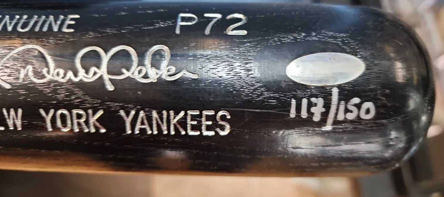 Derek Jeter & Alex Rodriguez Game Model Signed P72 Bat New York Yankees 117/150 - Image 5