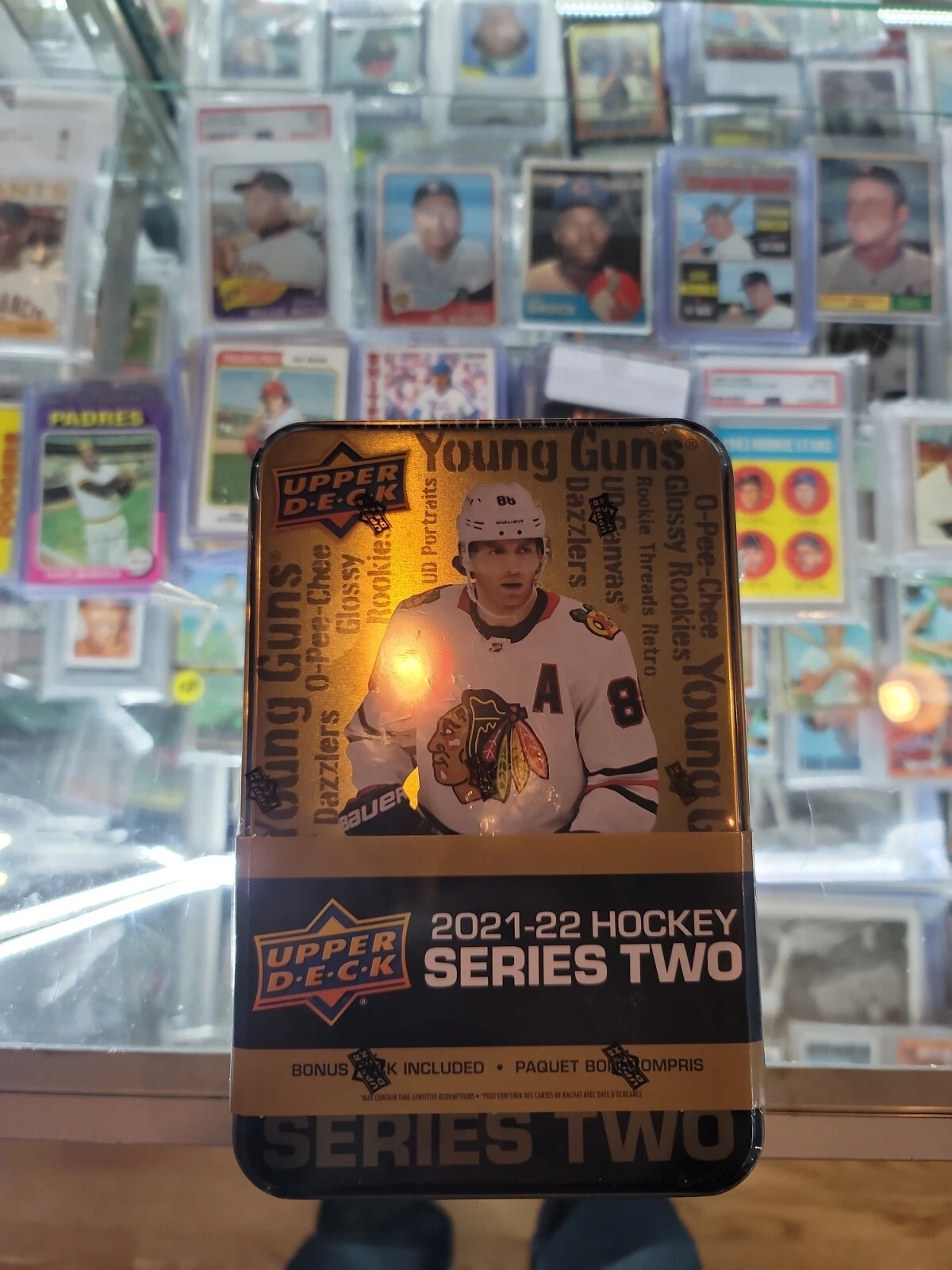 2021-22 Upper Deck Series 2 Hockey Tin Box - Image 2