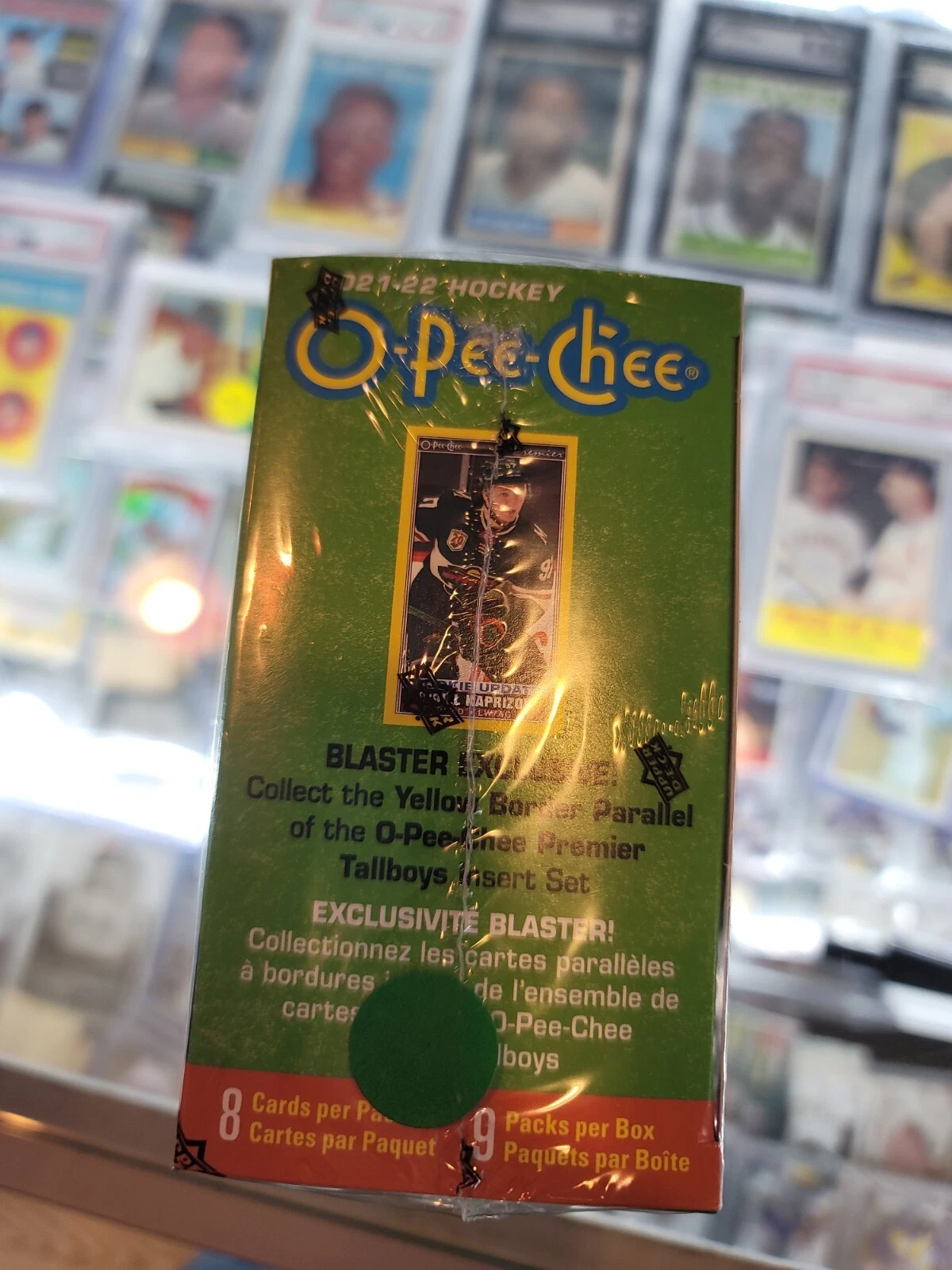 2021-22 Upper Deck O-Pee-Chee Hockey Factory Sealed 9 Pack Blaster Box 72 Cards - Image 2