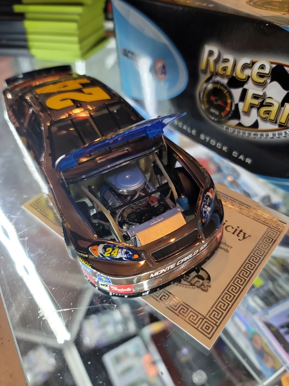 2006 Jeff Gordon #24 "PEPSI / SUPERMAN RETURNS" Monte Carlo 1/24 Action BRUSHED - Image 5
