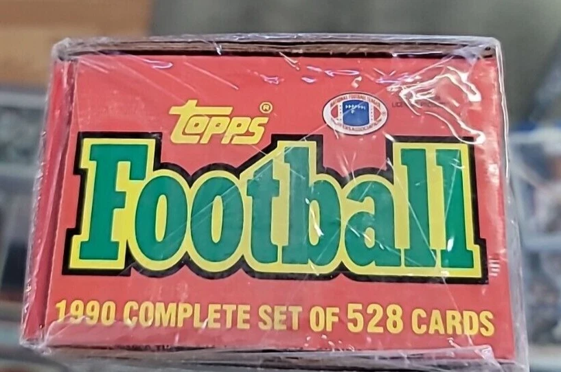 TOPPS 1990 FOOTBALL CARDS SET OF 528 Sealed Box - Image 3