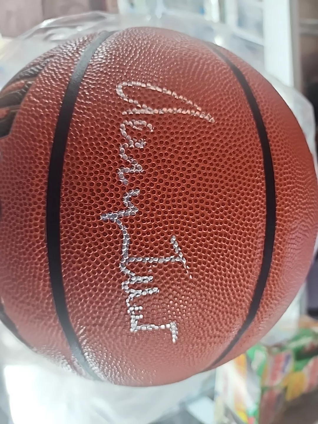 Jerry West Signed Autographed Wilson NBA Indoor/Outdoor Basketball JSA COA - Image 2