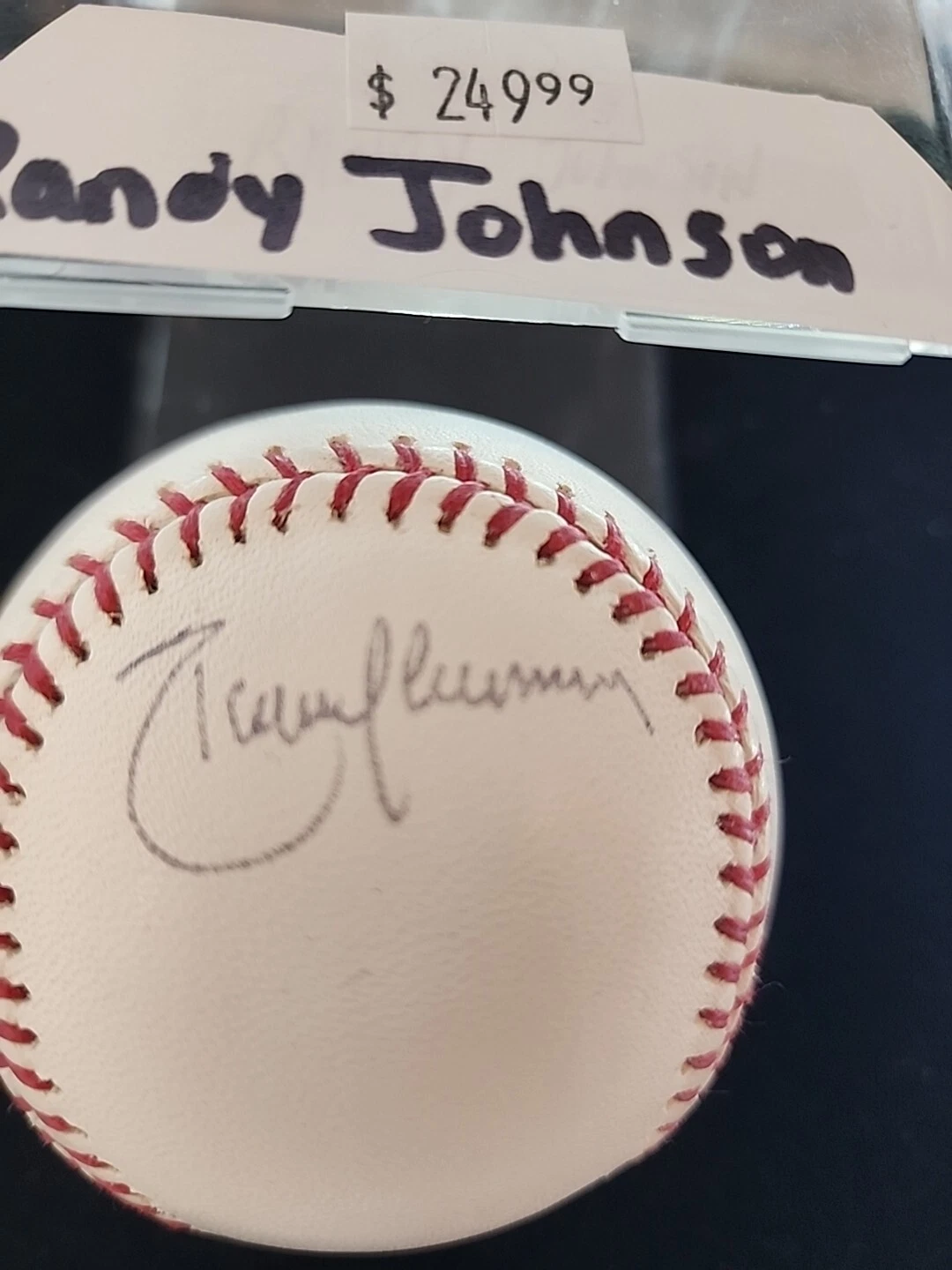 HOF Randy Johnson Signed Inscribed “PG 5-18-04" OML Baseball MLB Steiner Holos - Image 2