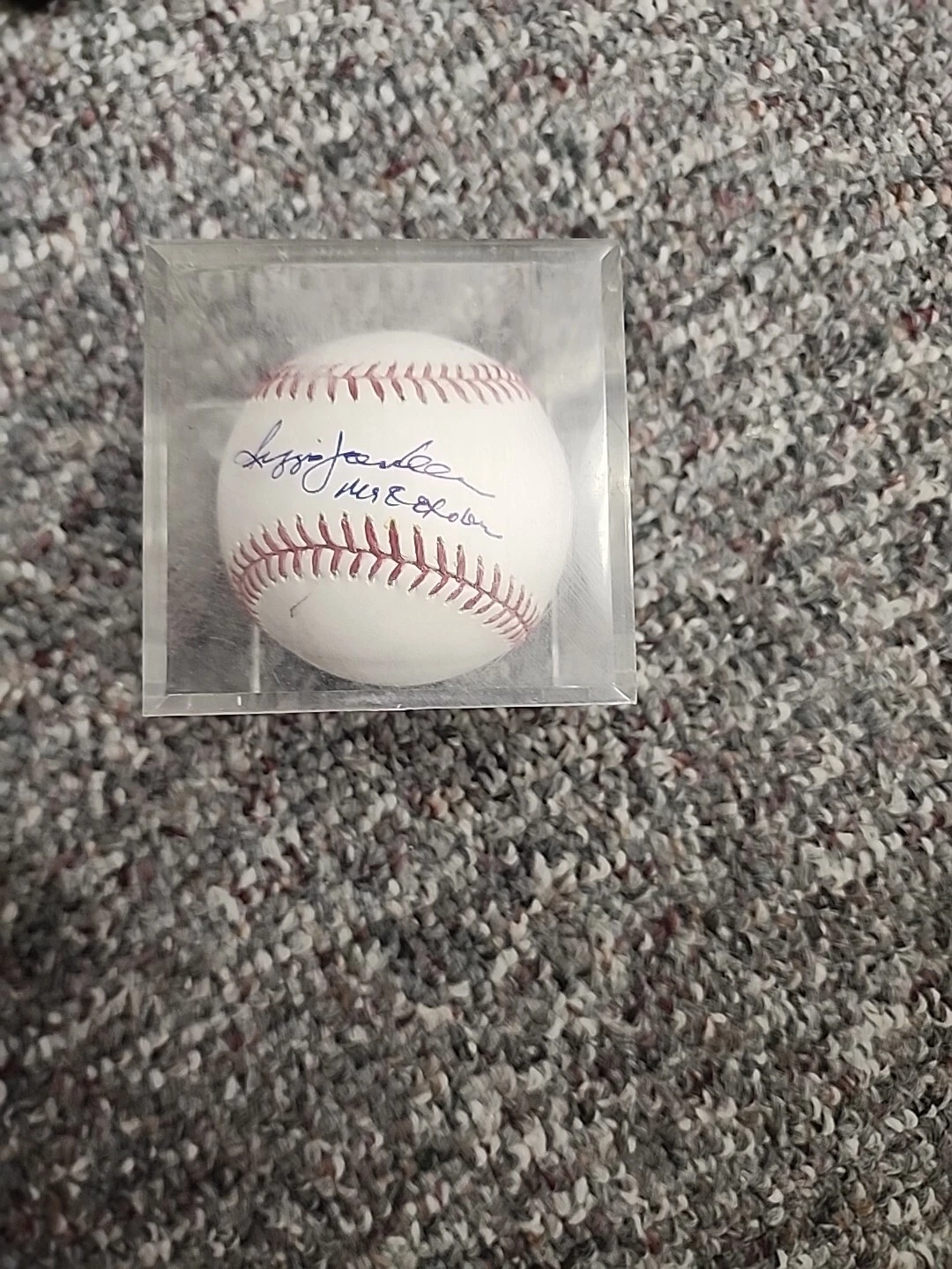 Reggie Jackson Autographed Baseball Mr October Steiner - Image 4