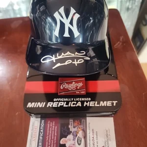 Juan Soto New York Yankees Signed/ Autographed Mini Batting Helmet - JSA COA