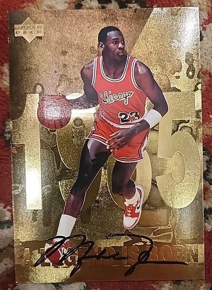 1998 Upper Deck Gatorade Michael Jordan Complete 12 Gold Card Set Mailer Mint. - Image 5