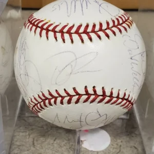 2005 Boston Red Sox Team Signed Rawlings Baseball COA
