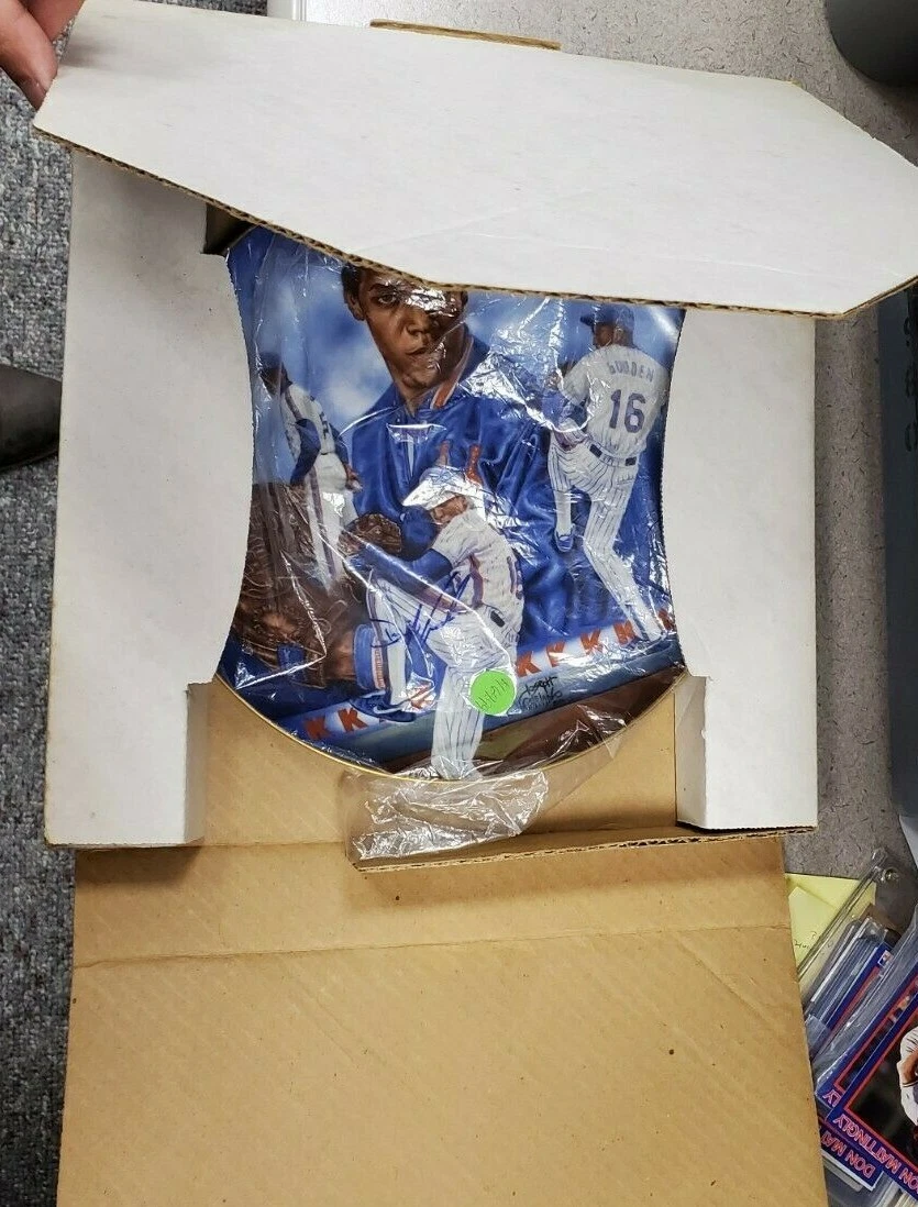 Dwight "Doc" Gooden Hand Signed 10" Rare Dr.K Collector's Plate #1148/3000 - Image 6