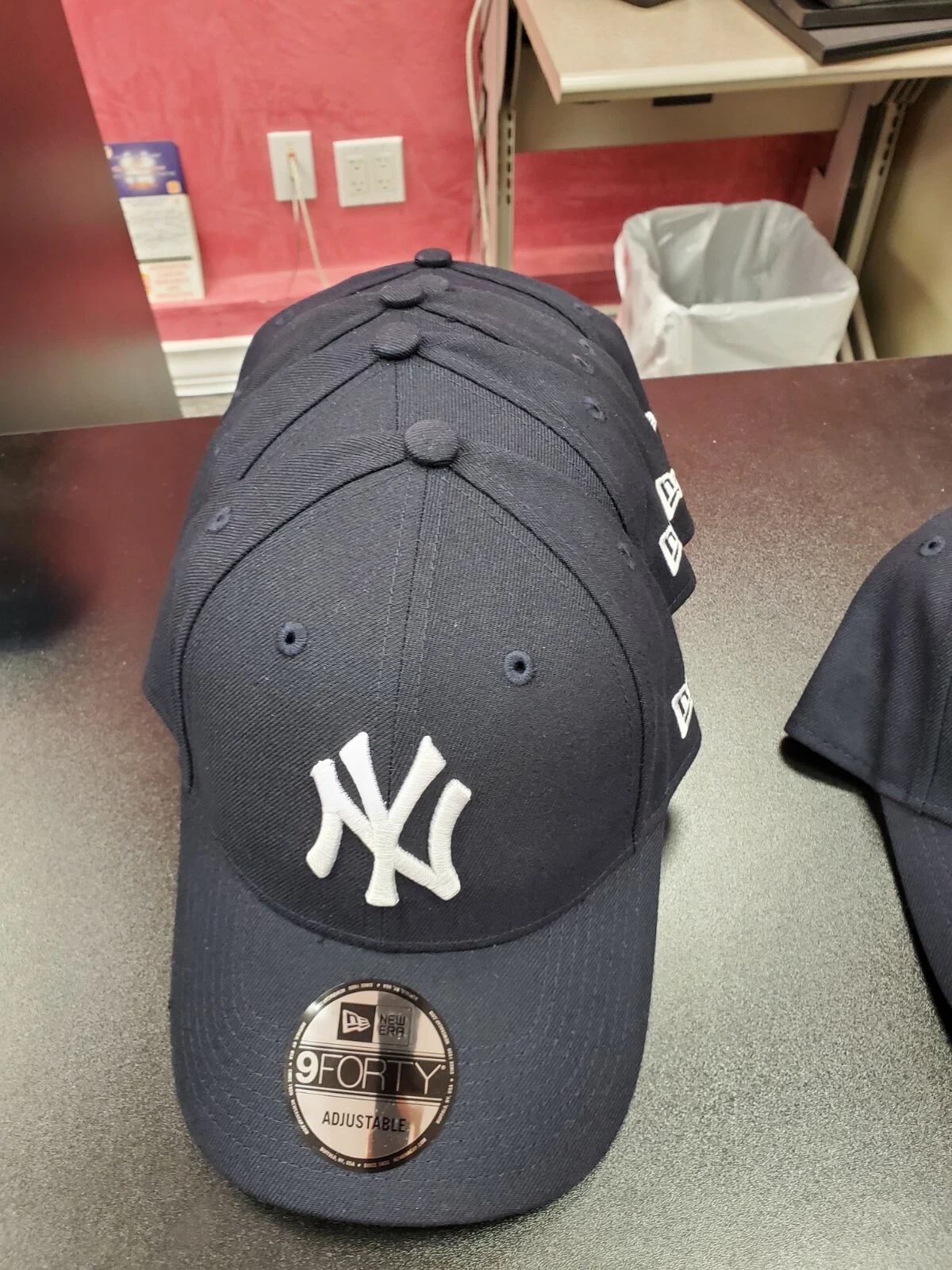New York Yankees adjustable Hats from 2019 season Brand New - Image 2