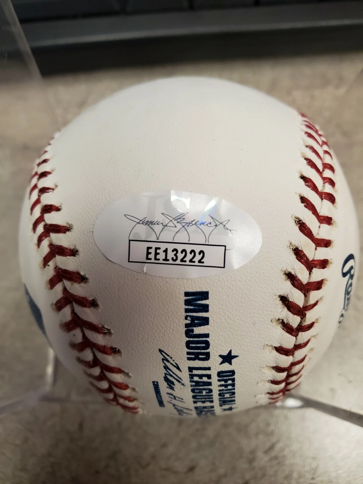 Phil Rizzuto / Hank Bauer ~ Signed Autographed Baseball JSA - Image 2