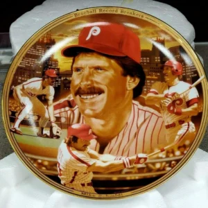 Vintage 8" Baseball Record Breakers Mike Schmidt Collectors Plate