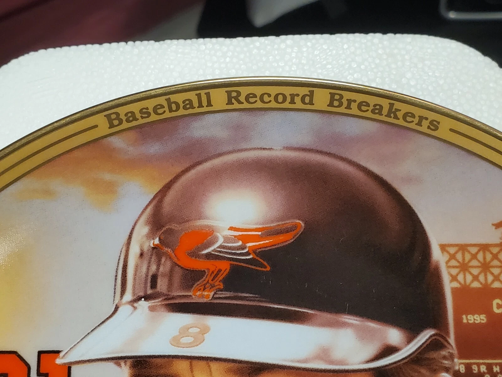 Cal Ripken Jr. Baseball Record Breakers ~ Bradford Exchange Plate - Image 3