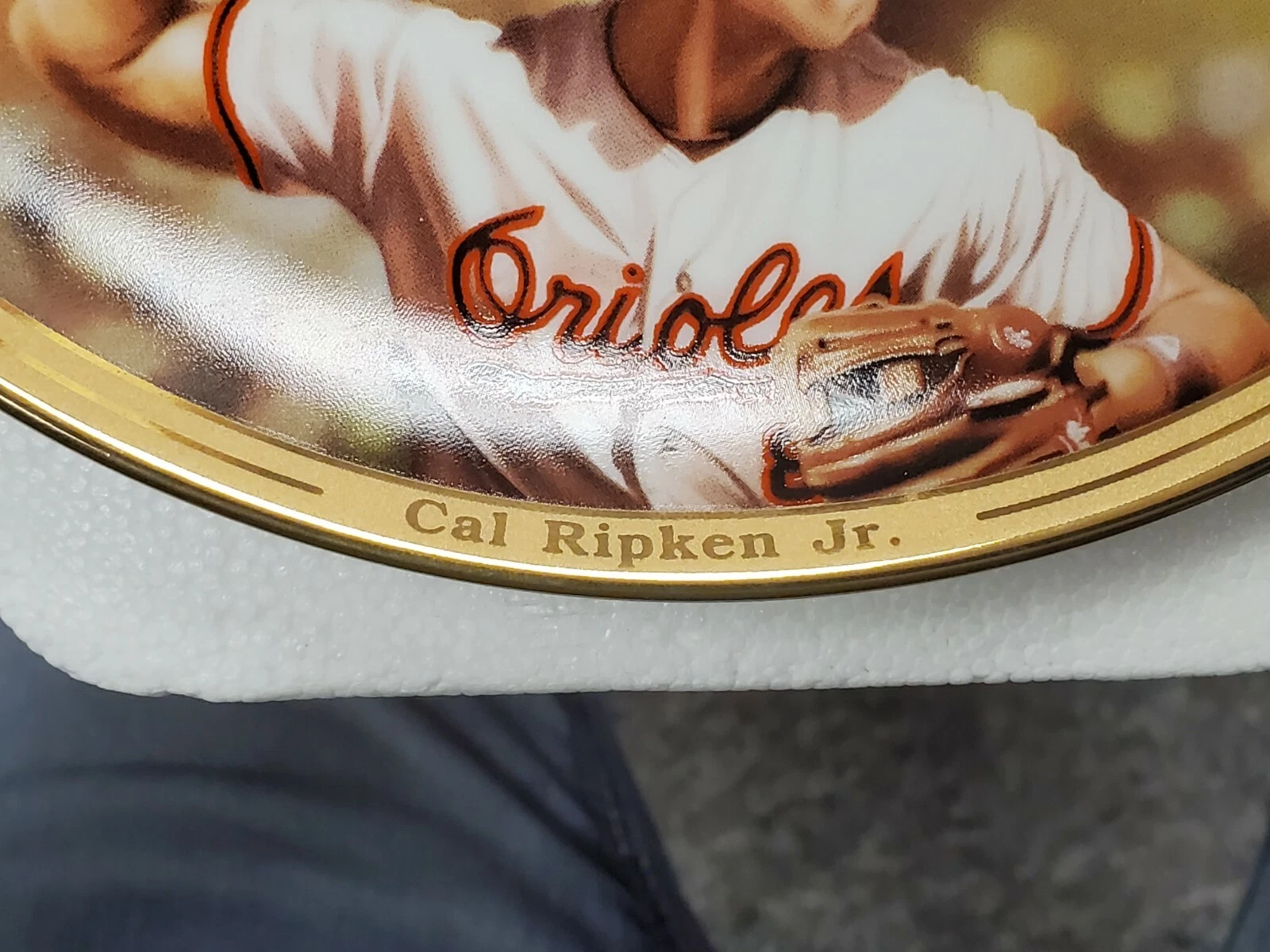 Cal Ripken Jr. Baseball Record Breakers ~ Bradford Exchange Plate - Image 4