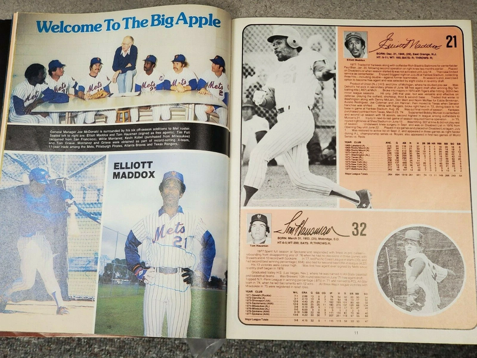 1978 New York Mets Year Book ~ Shea Stadium - Image 5
