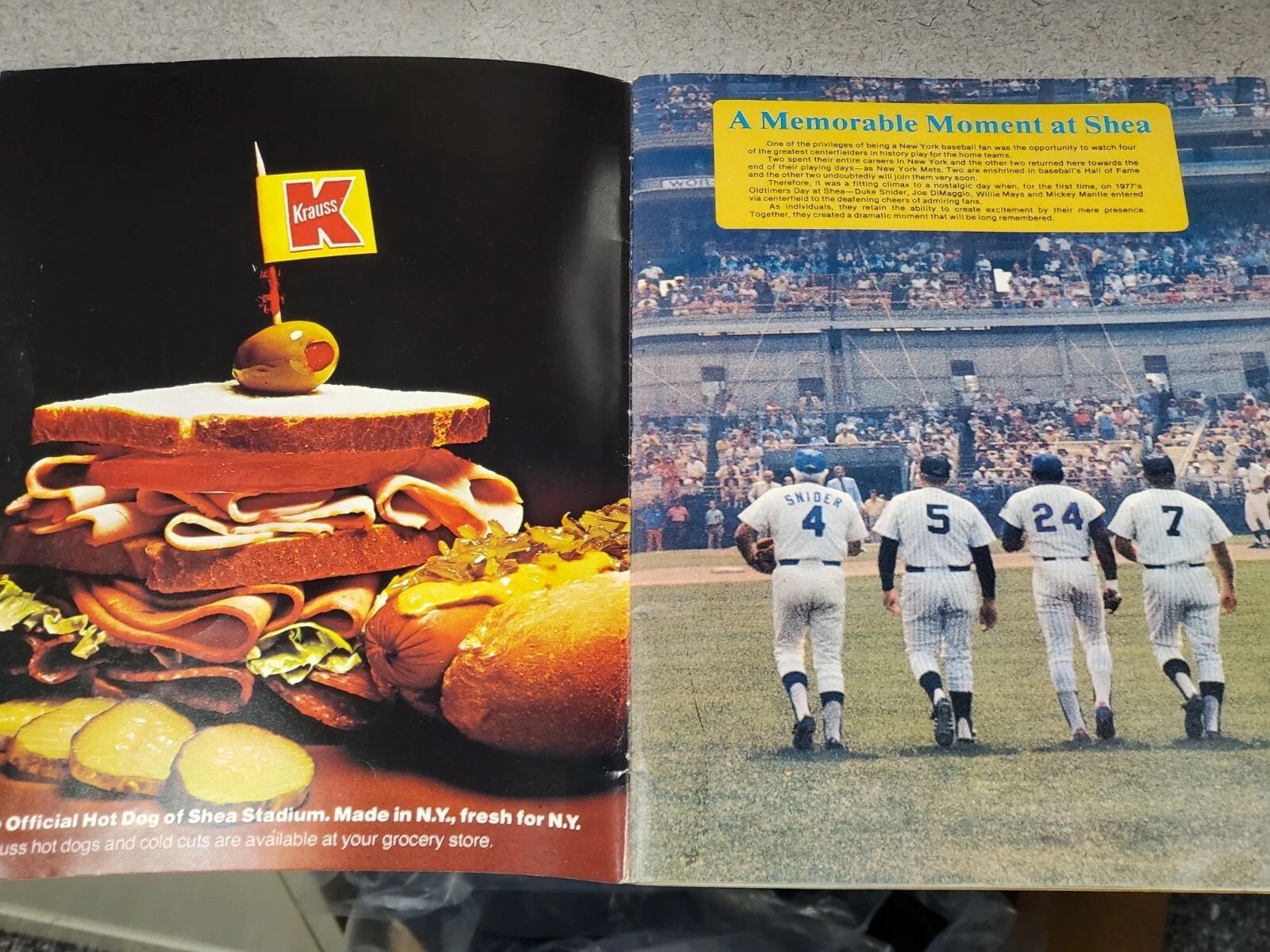 1978 New York Mets Year Book ~ Shea Stadium - Image 7
