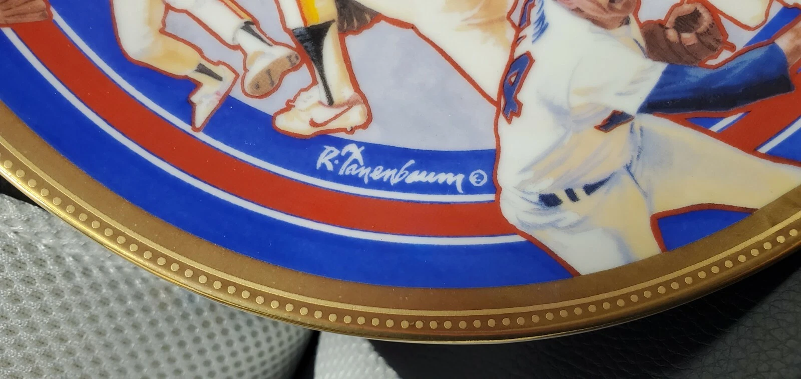 1993 Sports Impressions Nolan Ryan Farewell Collectors Plate By Robert Tanenbaum - Image 3